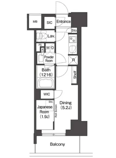 コンフォリア東新宿 1114