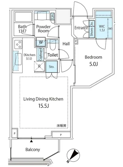 パークタワー勝どき M-3909