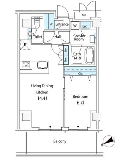 青朋レジデンス 1106