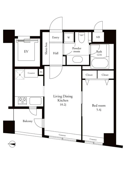 ドメイン品川シーサイド 5F