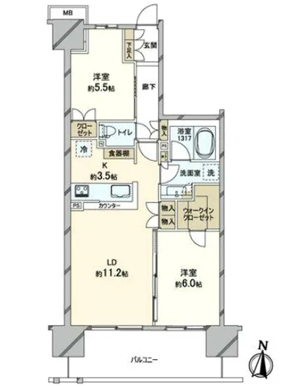 クレヴィア辰巳 11F