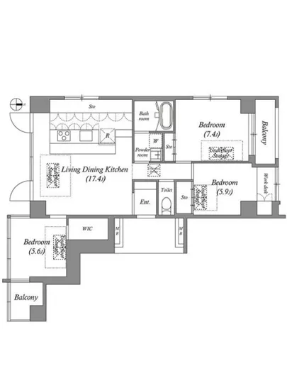クレアトーレ日暮里 402