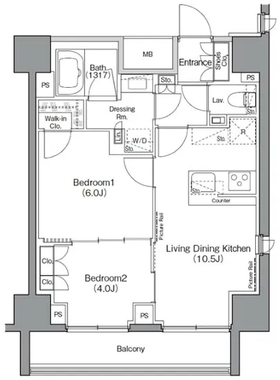ミレーネ品川荏原 1301