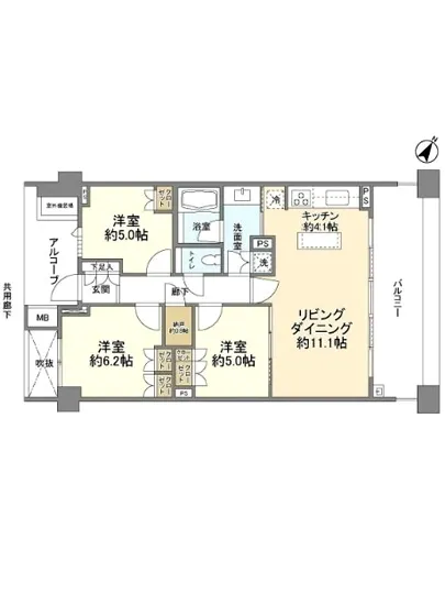 ザ目黒四季レジデンス 5F