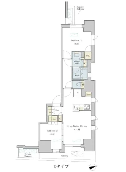 ブリリアイスト町屋 408