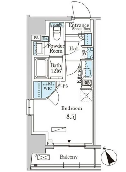 パークアクシス日本橋茅場町ステーションゲート 301