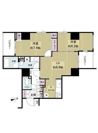 東新宿レジデンシャルタワー 312