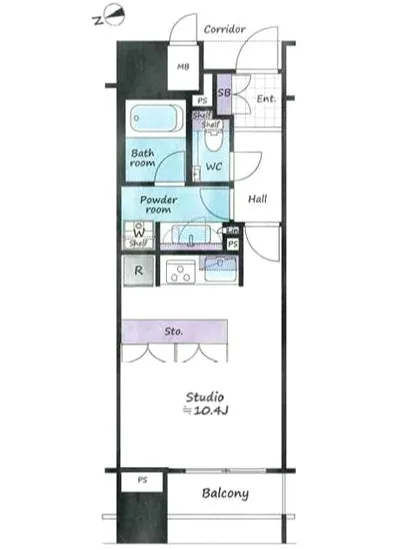 ザ・ミッドハウス新宿御苑 5F