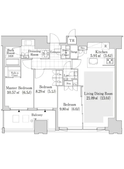大崎ガーデンレジデンス 10F