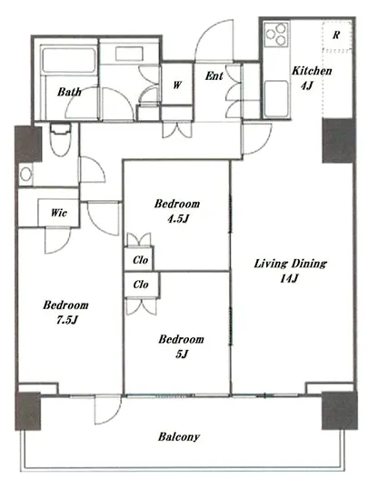 プラウド恵比寿ヒルサイドガーデン 3F