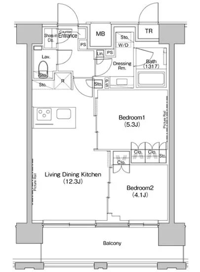 ザ・パークハビオ上北沢 804