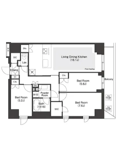 オアーゼ文京大塚 607