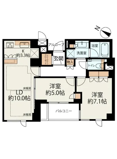 ジオ市ヶ谷払方町彩の館 3F