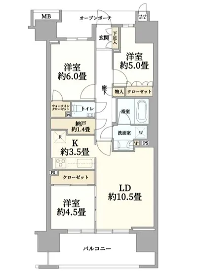プラウドシティ池袋本町 3F