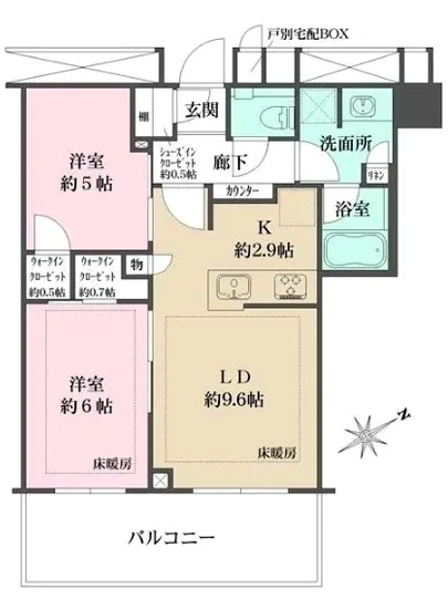 ザ・パークハウス戸越公園タワー 12F