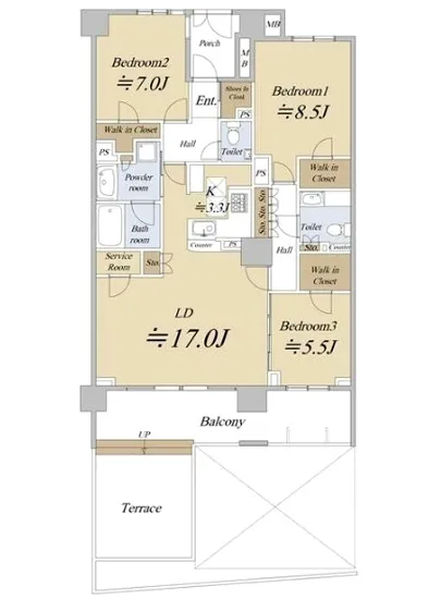 ザ・パークハウス駒沢レジデンス 1F