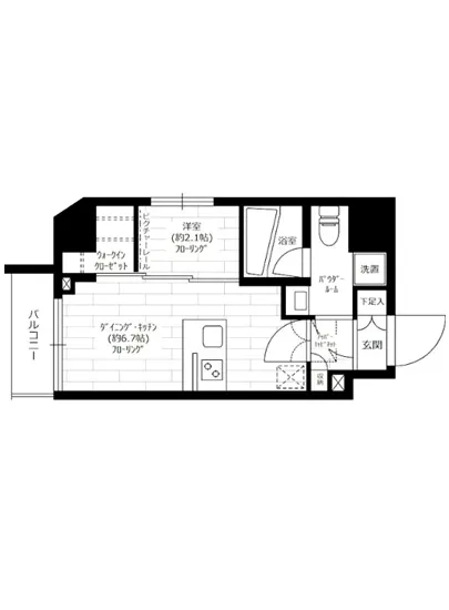 ステージファースト上野松が谷アジールコート 402