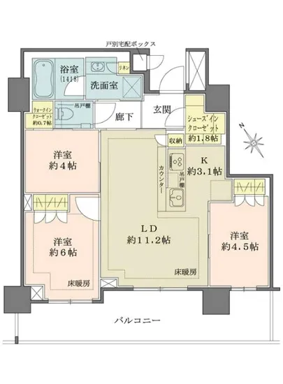 ザ・パークハウス戸越公園タワー 807