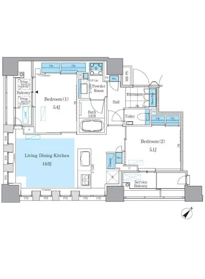 パークアクシス月島マチュアスタイル 701