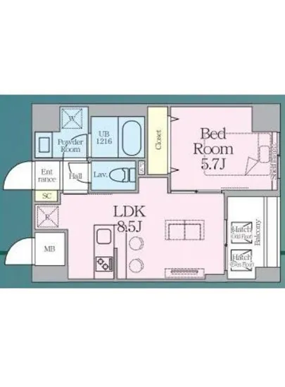 アーバン二長町 1001