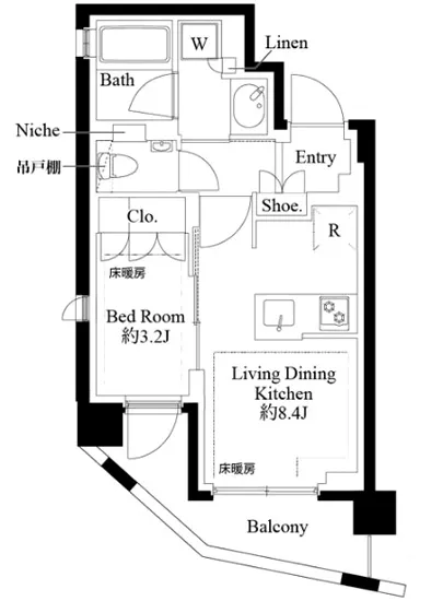 オープンレジデンシア目黒コート 201