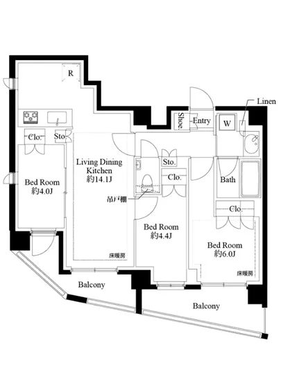 オープンレジデンシア目黒コート 301
