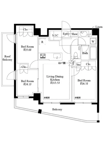 オープンレジデンシア目黒コート 501