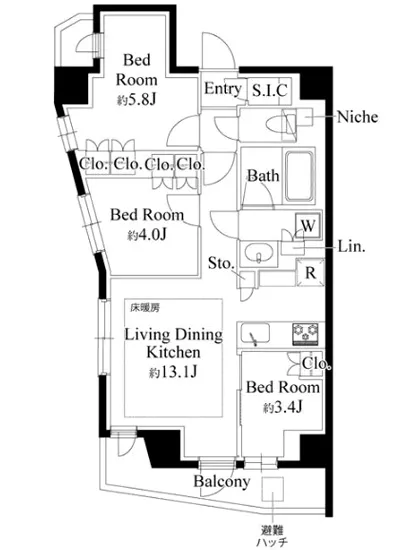 オープンレジデンシア目黒碑文谷 701