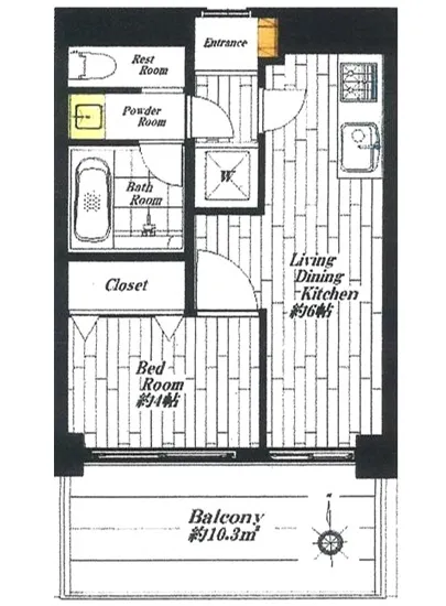 白金武蔵野マンション 203