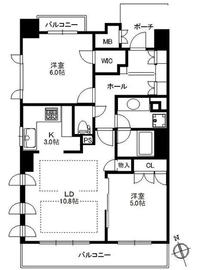 アクシルコート島津山南 3F