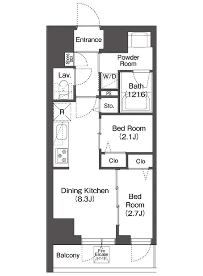コンフォリア・リヴ西蒲田 1302