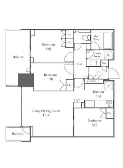 ブランズタワー芝浦 13F
