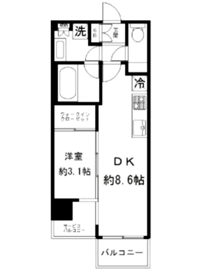 ディヴレ神楽坂 3F