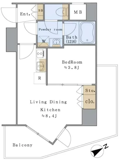 ブリリアイスト文京茗荷谷 102