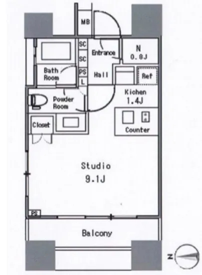 クオリア神南フラッツ 1005
