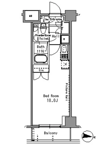 パークスフィア中野富士見町 406