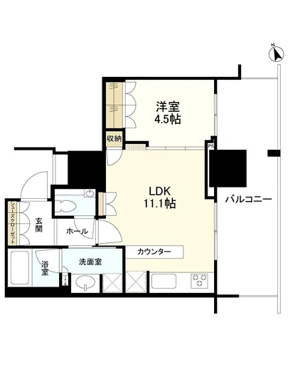 ブランズタワー芝浦 5F