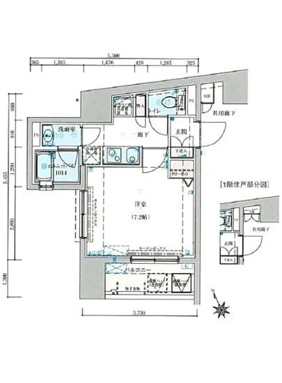 プラチナコート上野 1301