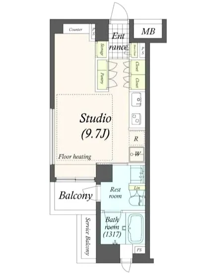 フィーノ渋谷 2F