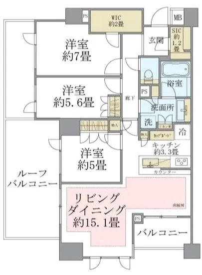 ザ・パークハウス市谷加賀町レジデンス 604