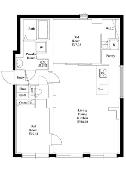 カーサピアッツァ上野松が谷 101