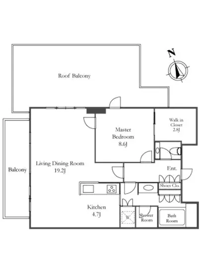 ザ・コノエ西麻布 4F