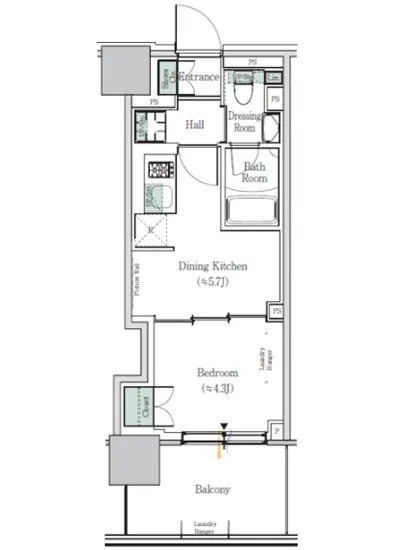 ワンルーフレジデンス西日暮里 407