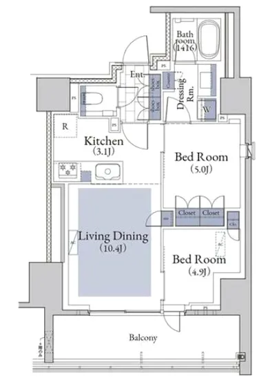 グランドメゾン新宿戸山 3F