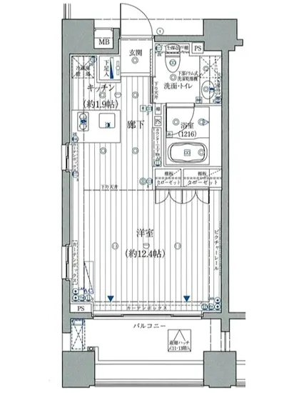 コスモグラシア芝大門 1301