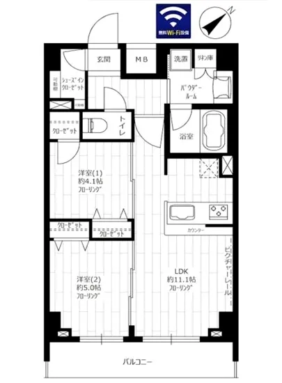 ステージファースト浅草桜橋 1102