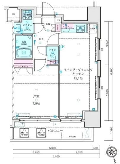 ジェノヴィア浅草駅前スカイガーデン 201