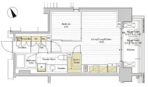 ＡＳＰＲＩＭＥ八丁堀 906