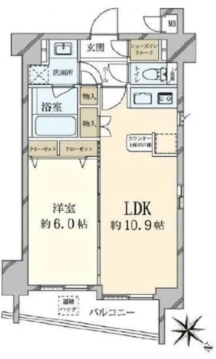 エステムプラザ日本橋弐番館 9階 41.55㎡
