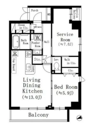 ラフィーヴィル清澄白河 W301